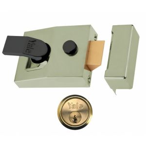 Yale Deadlocking Nightlatch Brass Case (85/89)